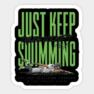 Tyler Lockett Seattle Just Keep Swimming Sticker